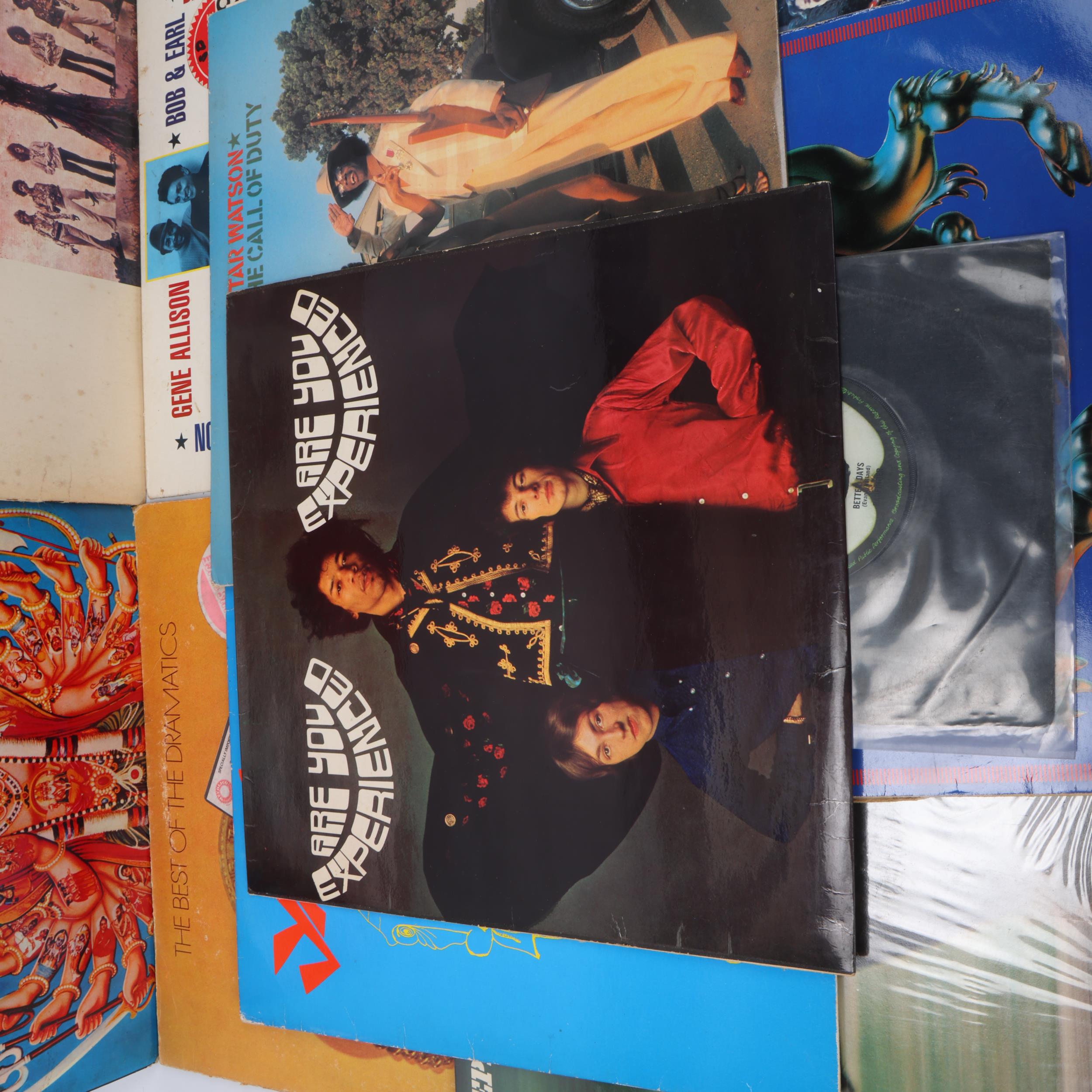 A collection of VINYL LPs owned by MITCH MITCHELL. Titles include: Johnny Guitar Watson 'Funk Beyond - Image 2 of 3