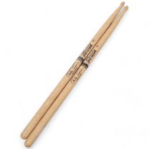 Two USED PROMARK 'CHARLIE ADAMS 5C' Hickory DRUMSTICKS belonging to MITCH MITCHELL