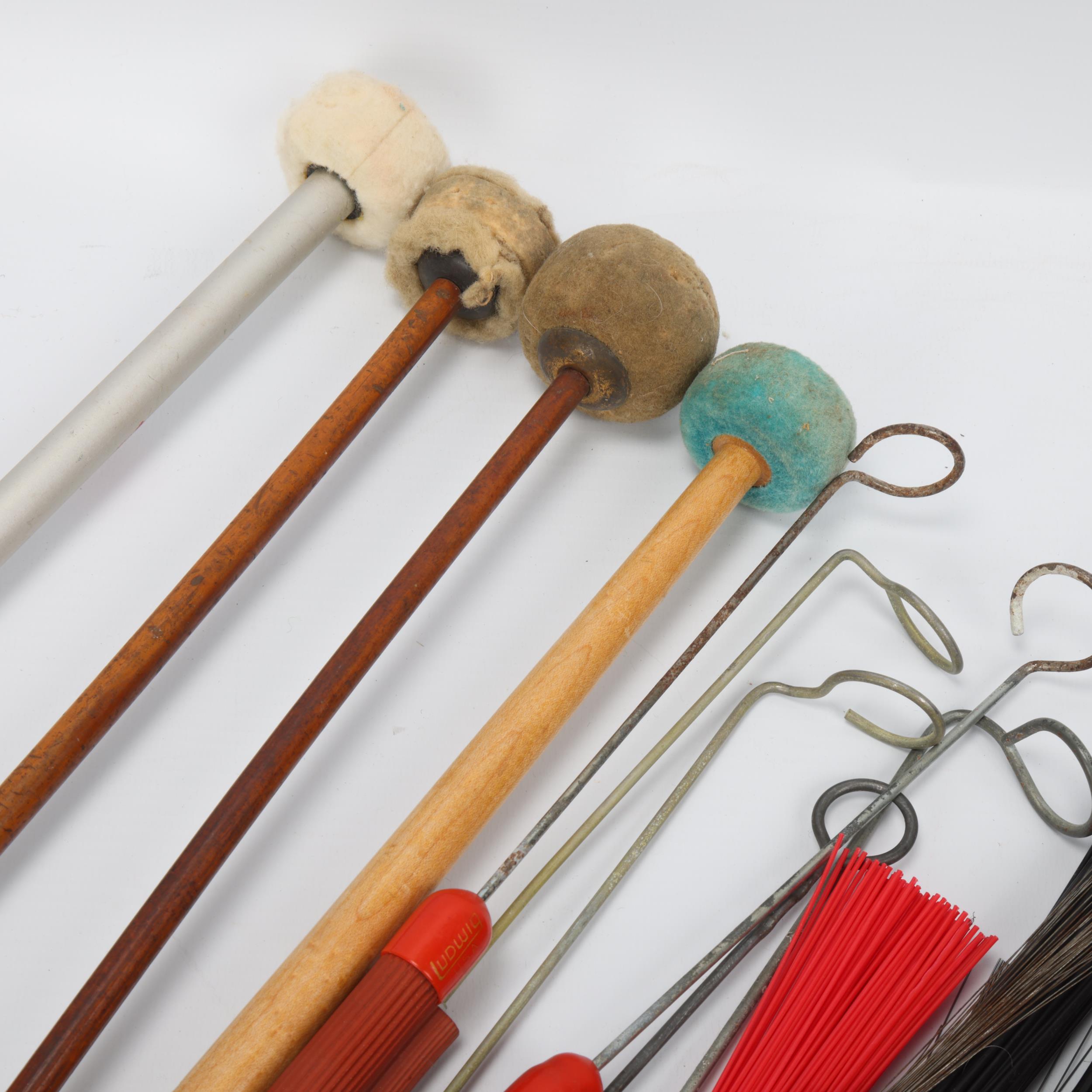 A selection of VINTAGE DRUM STICKS & BRUSHES owned by MITCH MITCHELL of the JIMI HENDRIX EXPERIENCE. - Image 2 of 3