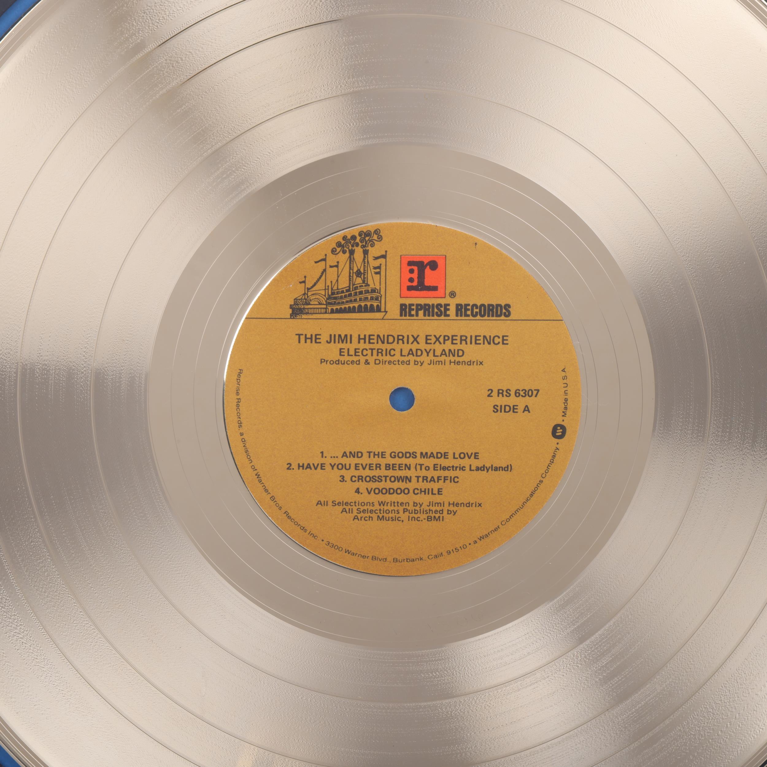JIMI HENDRIX EXPERIENCE a GOLD DISC presented to MITCH MITCHELL to Commemorate The Sale of More Than - Image 3 of 3