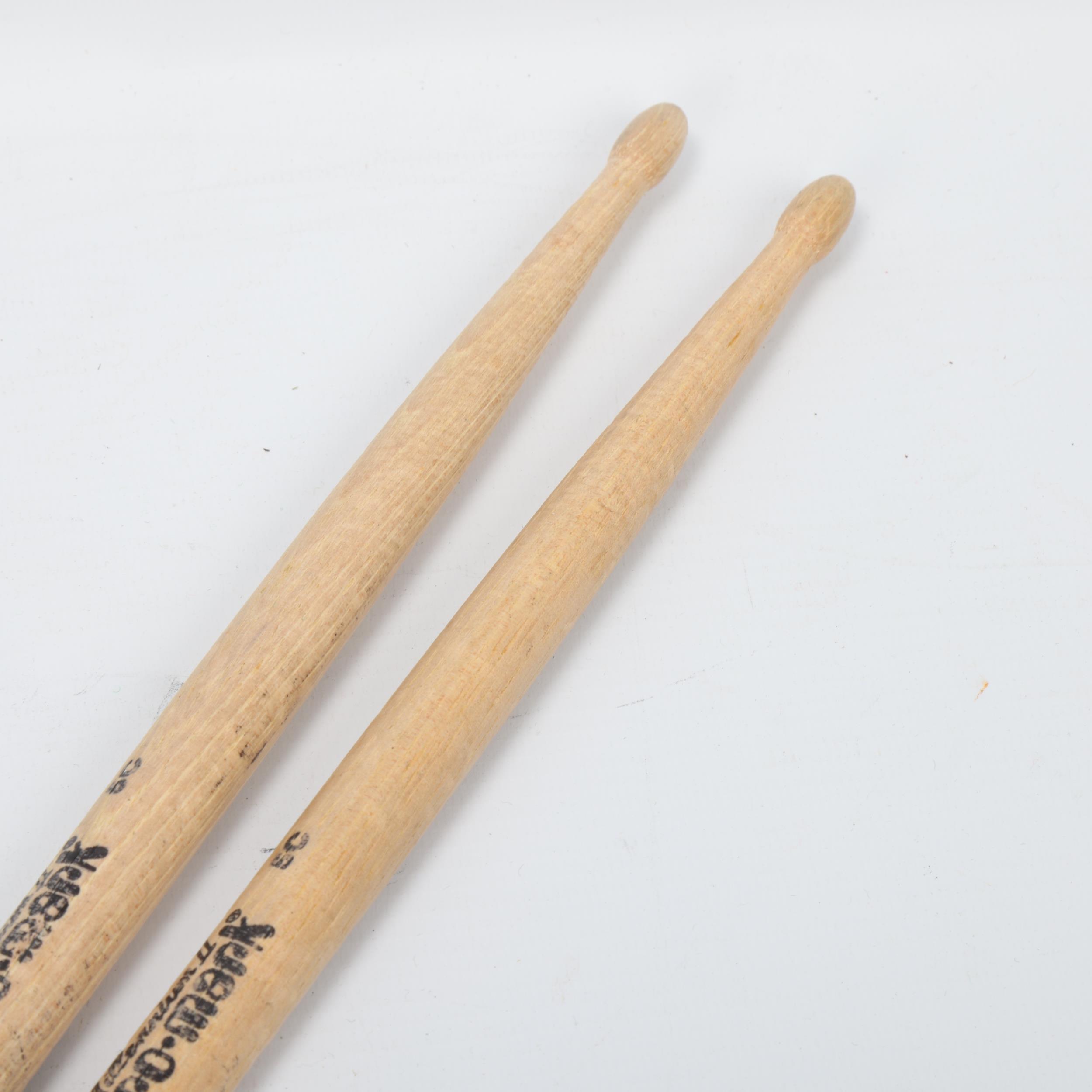 Two USED PROMARK 'CHARLIE ADAMS 5C' Hickory DRUMSTICKS belonging to MITCH MITCHELL - Image 3 of 3
