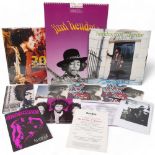 A quantity of paper ephemera relating to MITCH MITCHEL and JIMI HENDRIX. Includes exhibition