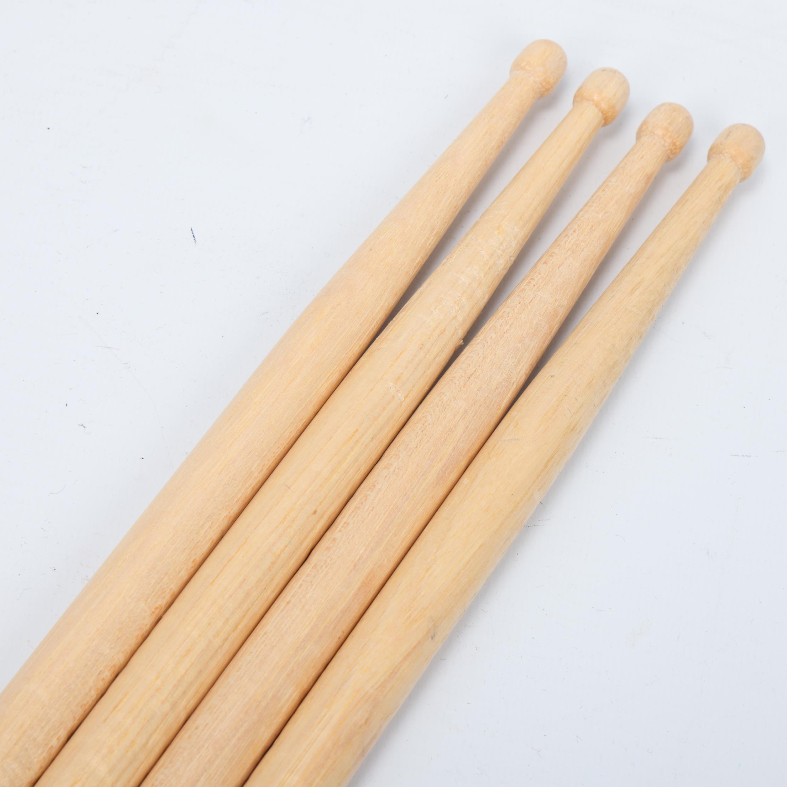 Four USED VATER 'EXCEL' Hickory DRUMSTICKS belonging to MITCH MITCHELL. - Image 3 of 3