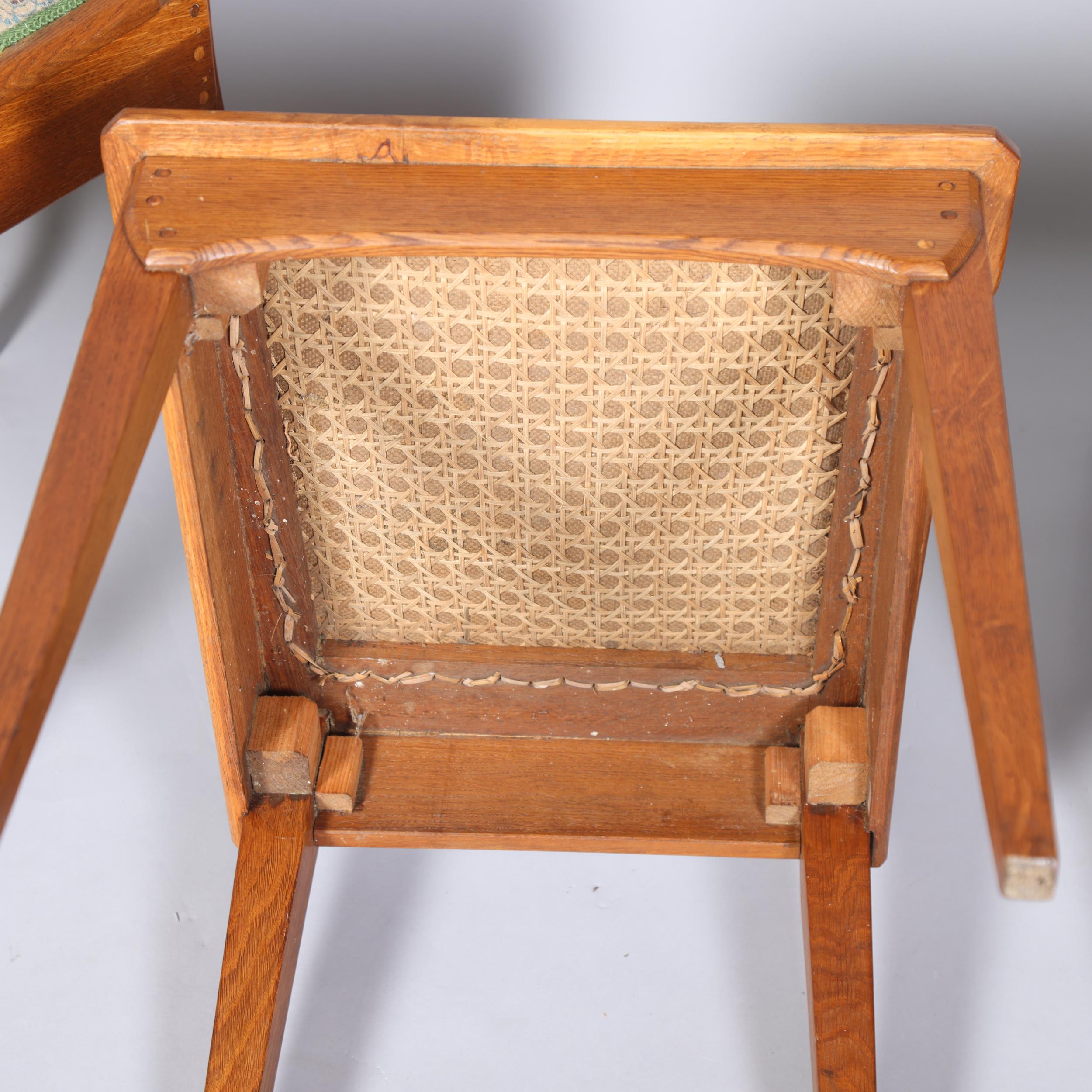 RICHARD RIEMERSCHMID (1868 - 1957), a set of 4 Arts and Crafts or Jugendstil chairs made by - Image 10 of 11