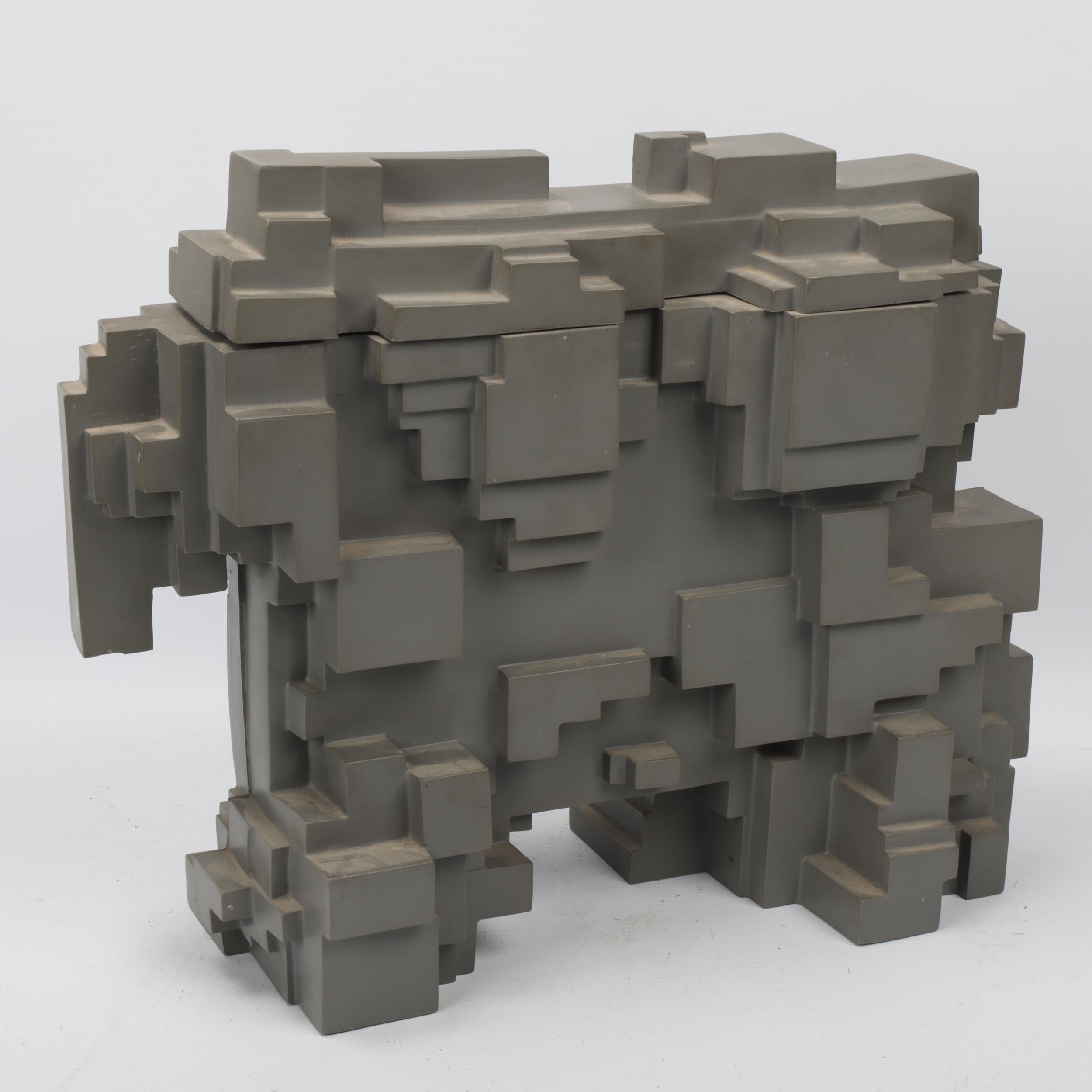 SIR EDUARDO PAOLOZZI (1924-2005), Elephant (1972), a moulded composite abstract figure, signed and - Image 2 of 3