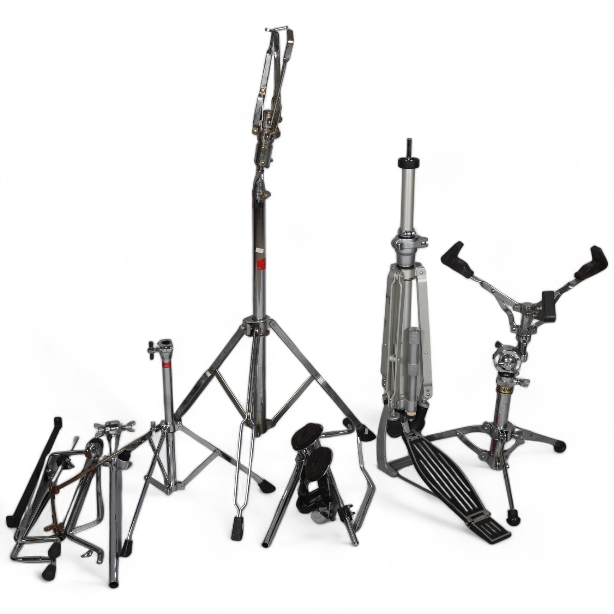 JIMI HENDRIX / MITCH MITCHELL INTEREST - A quantity of CYMBAL STANDS, CLAMPS & DRUM HARDWARE