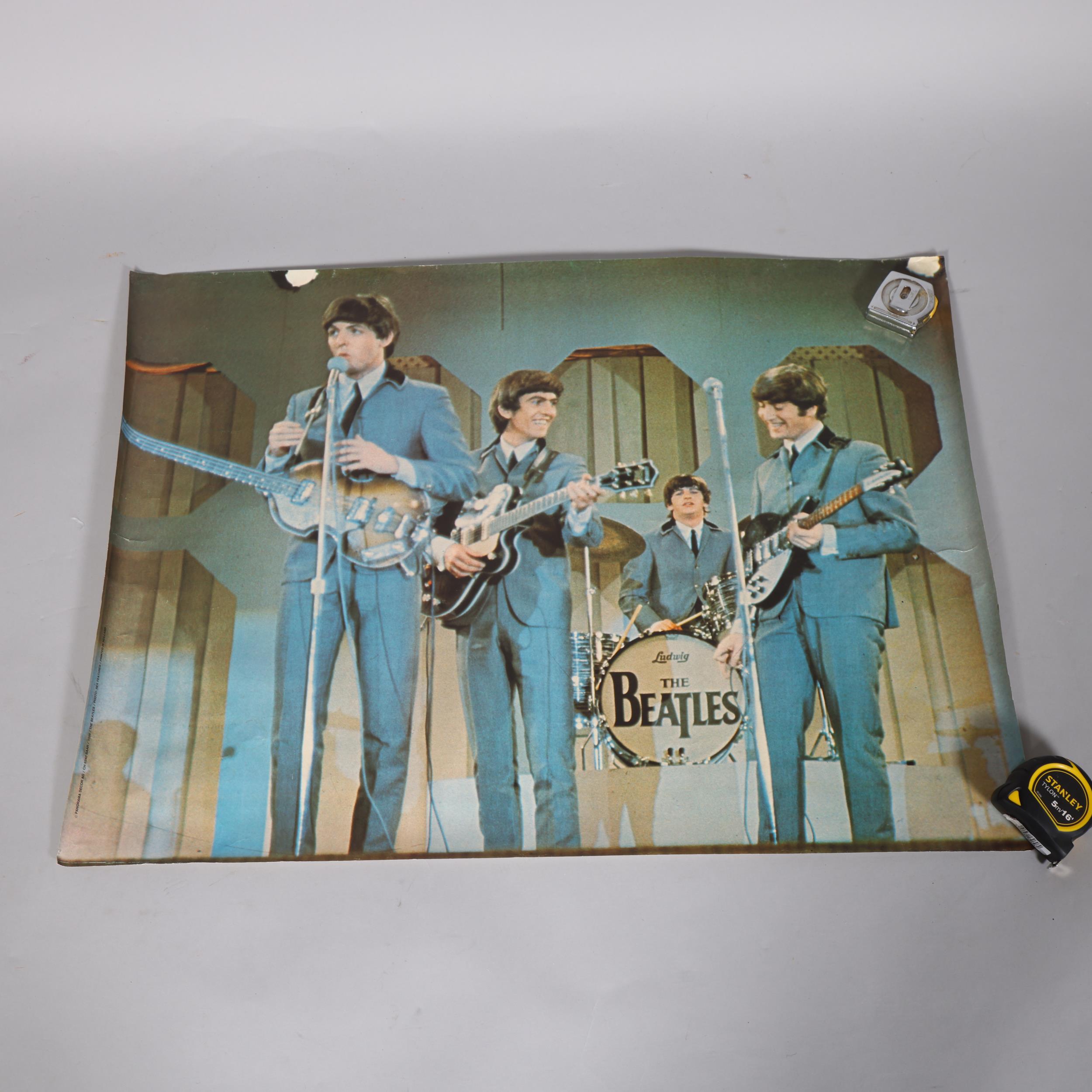 THE BEATLES, a collection of Beatles related posters, including 1960s' Evening news flyer, a Richard - Image 3 of 3