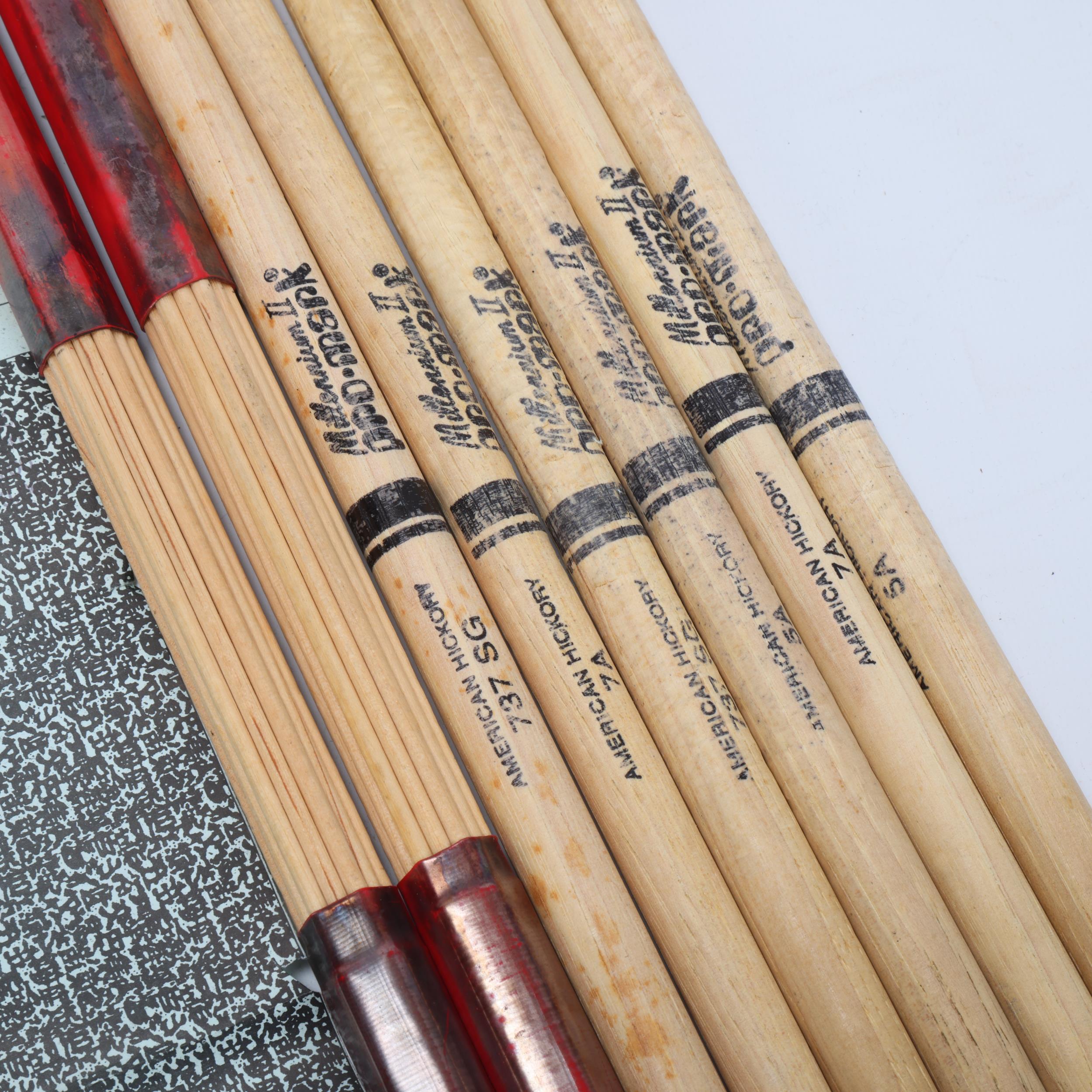 Four USED PROMARK Hickory DRUMSTICKS and two PROMARK 'HOTRODS' belonging to MITCH MITCHELL - with - Image 3 of 3