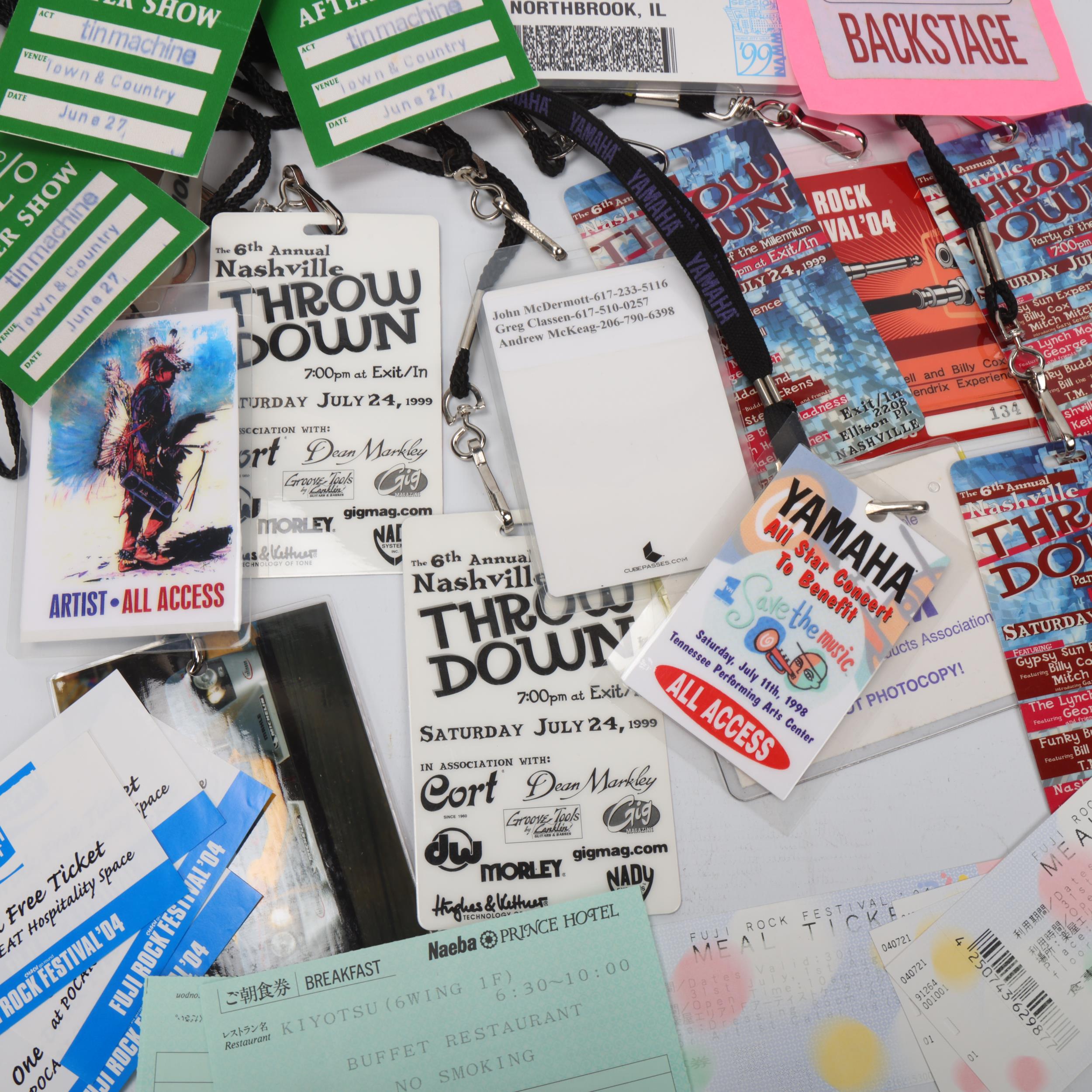 A quantity of modern back stage passes / access all areas / festival passes etc belonging to MITCH - Image 2 of 3