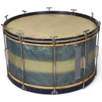 JIMI HENDRIX EXPERIENCE a Rare Leedy USA 28inch Bass Drum Owned by MITCH MITCHELL in light blue '