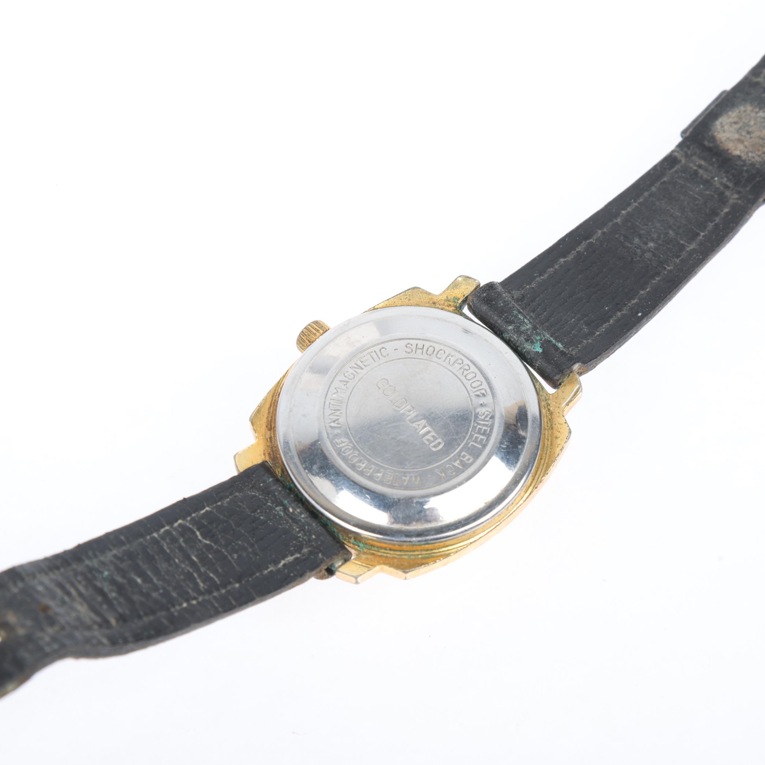 GLASHUTTE - a gold plated stainless steel Spezimatic automatic calendar wristwatch, circa 1960s, - Image 4 of 5