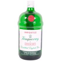 A 1.75L bottle of Tanqueray Gin