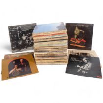 A quantity of vinyl LPs, '70s rock, including various artists such as Boz Scaggs, Ry Cooder, Billy