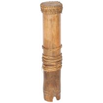 A Malaysian Aboriginal blowpipe container for poison darts, used by the Saki tribes during the