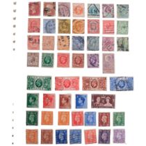 A Stanley Gibbons stamp album, containing Great British stamps including Penny Reds, Penny Lilac,