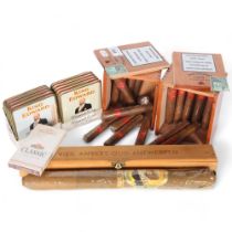 2 boxes of Launica 400 cigars (boxes opened, 25 in total), 10 tins of King Edward Diamonds Extra