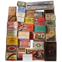A large collection of Vintage advertising boxes, 4 pen nibs, mapping pen, swan pen, etc