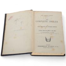 Hardback edition, The Complete Angler, by Isaac Walton and Charles Cotton, 1888 Chandos Classic