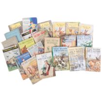 A quantity of Vintage Ladybird books, including With Uncle Mac, and The Adventures of Wonk
