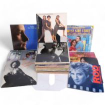 A quantity of vinyl LPs and 12" singles, 1980s and 1990s popular music, various artists including