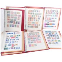 Stanley Gibbons Ltd, 6 boxed stock stamp albums