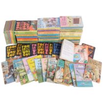 A large boxful of Vintage Ladybird books, subjects including early learning, fiction, natural