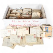 A large quantity of letters from Lieutenant Charles H Pollock, to his wife and family members,