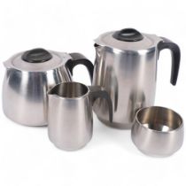 WMF, a 1960s Cromargan stainless steel tea service