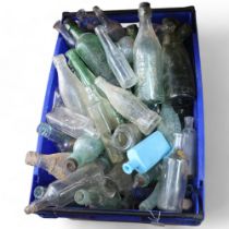 A large quantity of Vintage glass bottles, various mineral water, Coca-Cola, etc