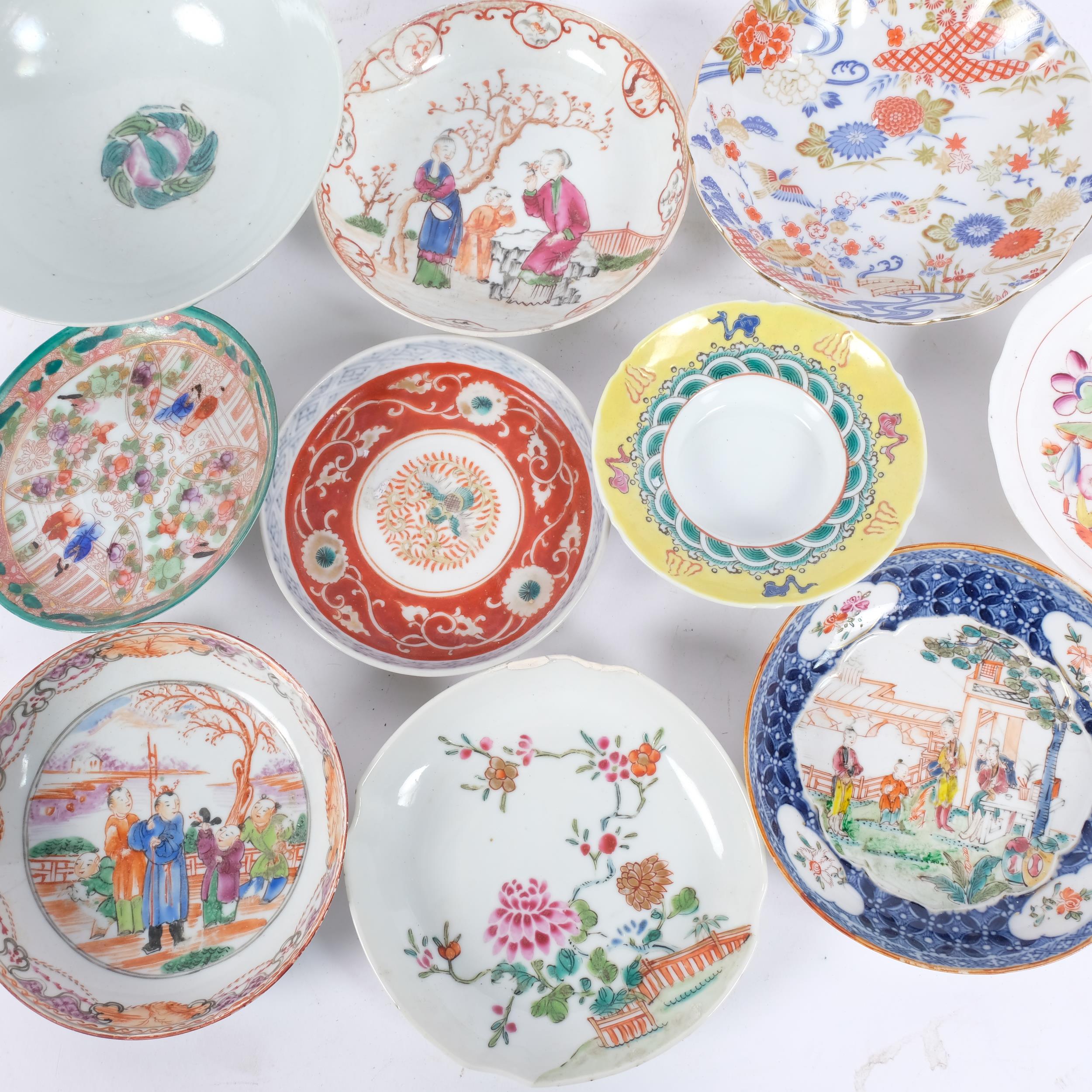 Various Oriental saucers and dishes (10) - Image 2 of 2