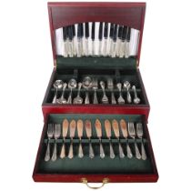 GEORGE BUTLER - a canteen of silver plated cutlery for 8 people, from the Heirloom Collection,