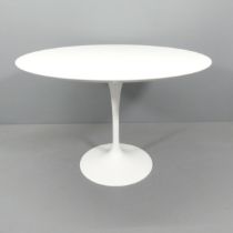 A contemporary Arkana style tulip table. 107x74cm. Good condition, no maker's marks.