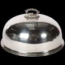 MAPPIN & WEBB - a 16" silver plated meat cover