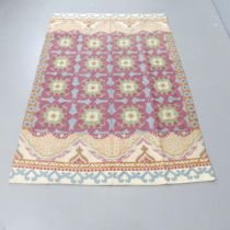 A Kashmiri hand stitched chain stitch wall hanging. 180x119cm.