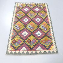 A Maimana Kilim rug. 153x100cm.