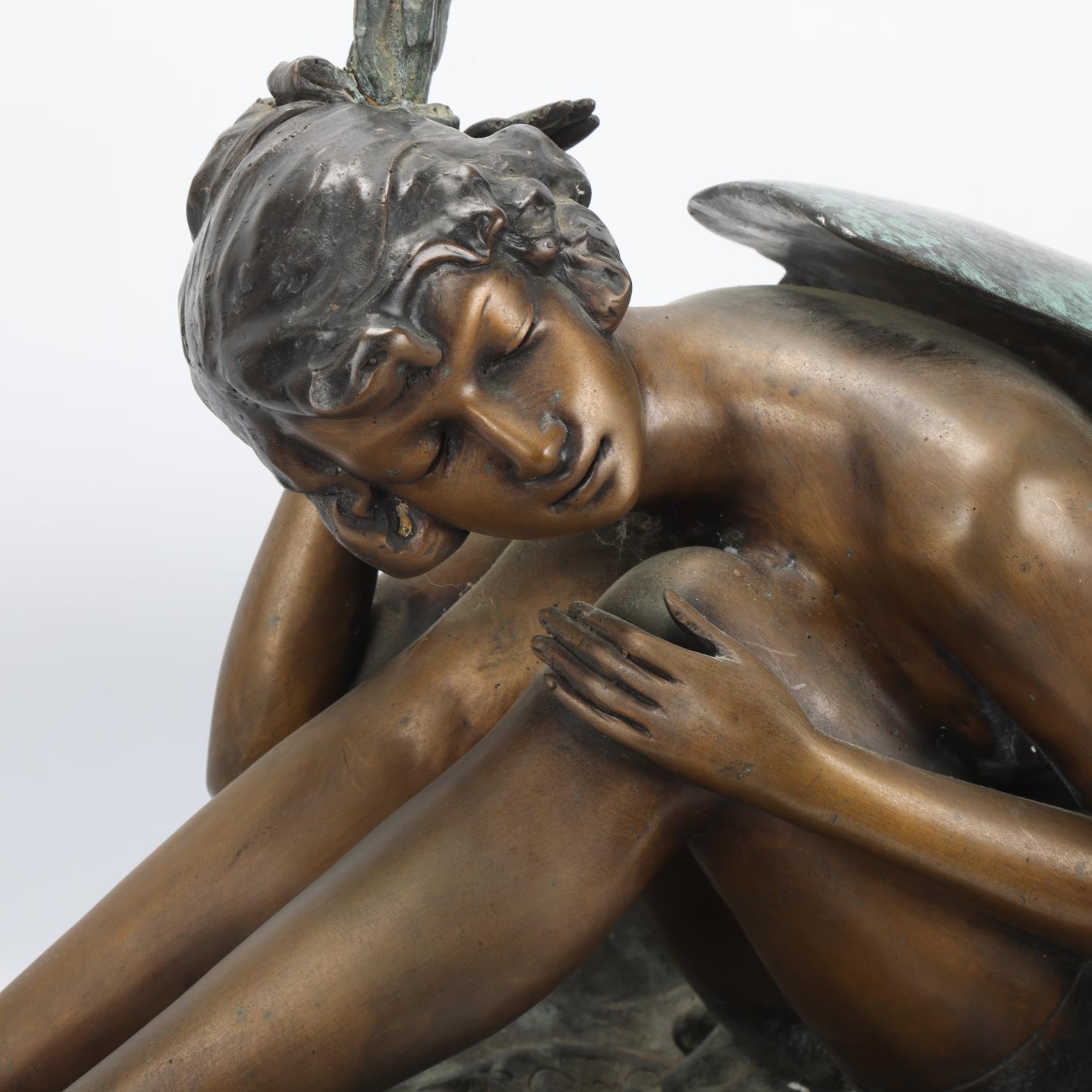 After Bruno Zach (Austrian 1891 - 1935), Cholestrol, two-colour patinated bronze sculpture, length - Image 3 of 3