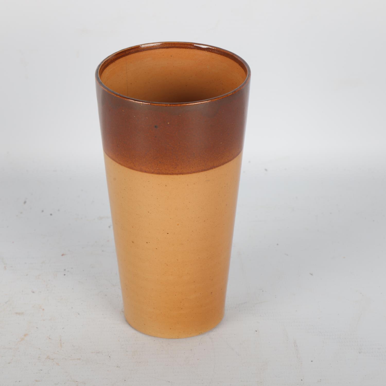 Royal Doulton Wee McGregor beaker, salt glazed stoneware, height 14cm Very fine hairline crack - Image 2 of 3