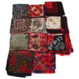 11 Vintage silk scarves