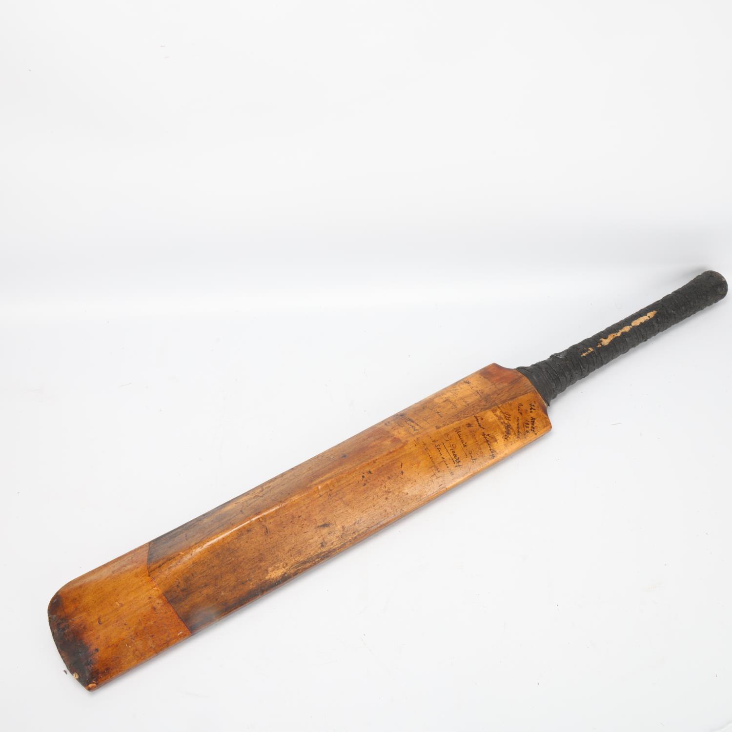 CRICKET INTEREST - a Jack Hobbs Oval Extra Special cricket bat signed by the 1926 England Ashes Team - Image 2 of 3