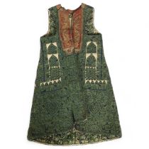 An Indian Tribal handwoven wool ceremonial jacket, length overall 78cm