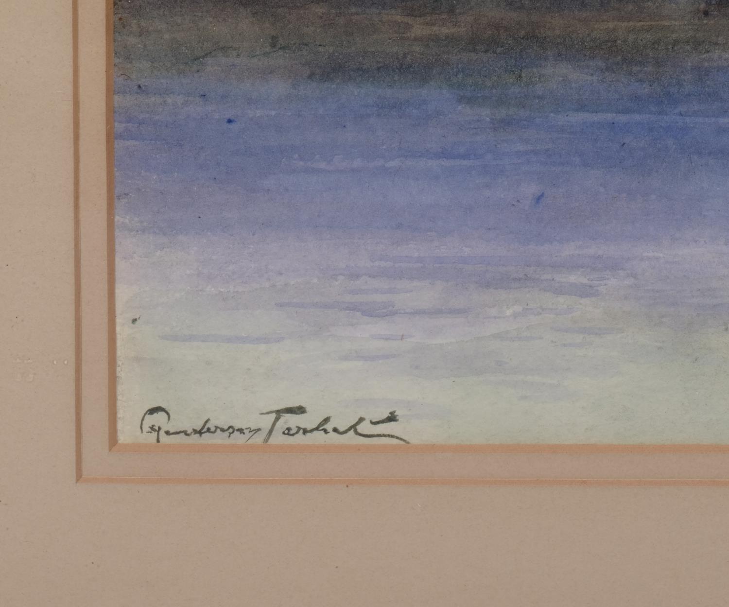 Henderson Tarbet, Ben More, Mull, watercolour, signed, 36cm x 48cm, framed Good condition, mount - Image 3 of 4