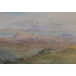 Richard Henry Wright (1857 - 1930), extensive view of Edinburgh, watercolour, signed and dated '