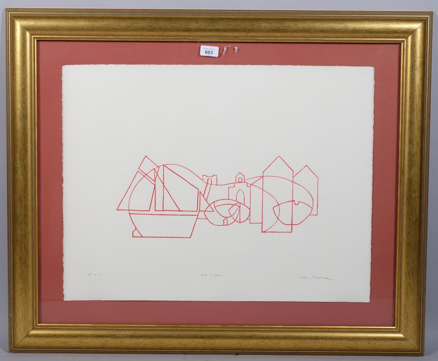 Stan Rosenthal (1933 - 2012), Rock-a-Nore, screenprint, artist's proof, signed in pencil, no. 14/25, - Image 2 of 4