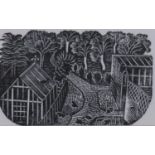 Eric Ravilious (1903-1942), wood engraving on archival paper, Illustration for The St Bride Notebook