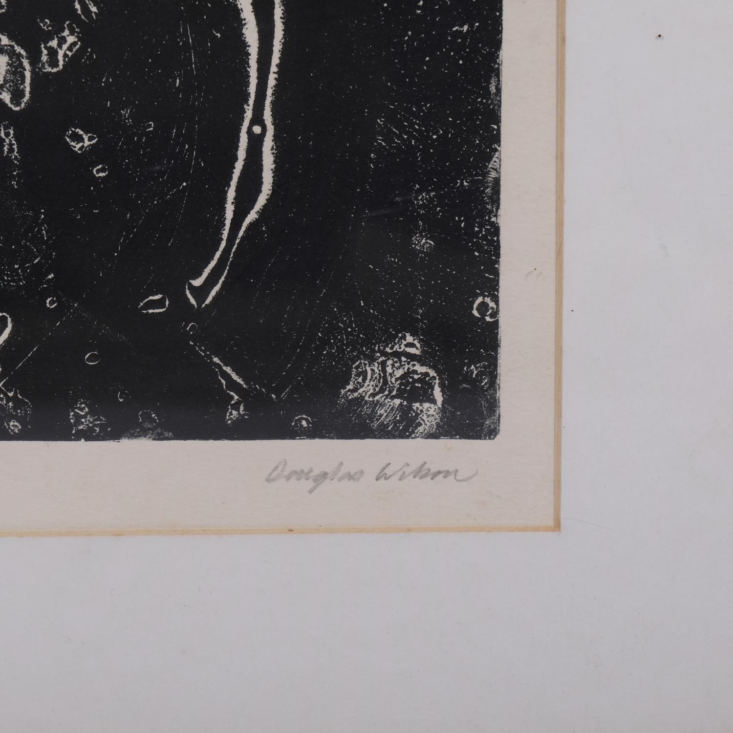 Douglas Wilson (1936-2021), drypoint/collagraph on paper, Estuary II, signed lower right, 36cm x - Image 3 of 4