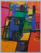 Maurice Esteve (1904 - 2001), abstract composition, original lithograph issued XX Siecle 1968, no.