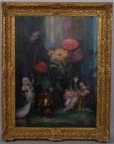 John Henry Amshewitz (1882 - 1942), The Magician (still life), oil on canvas, signed, titled on