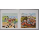Stan Rosenthal, folder of screenprints, Sussex scenes, all signed in pencil (7)