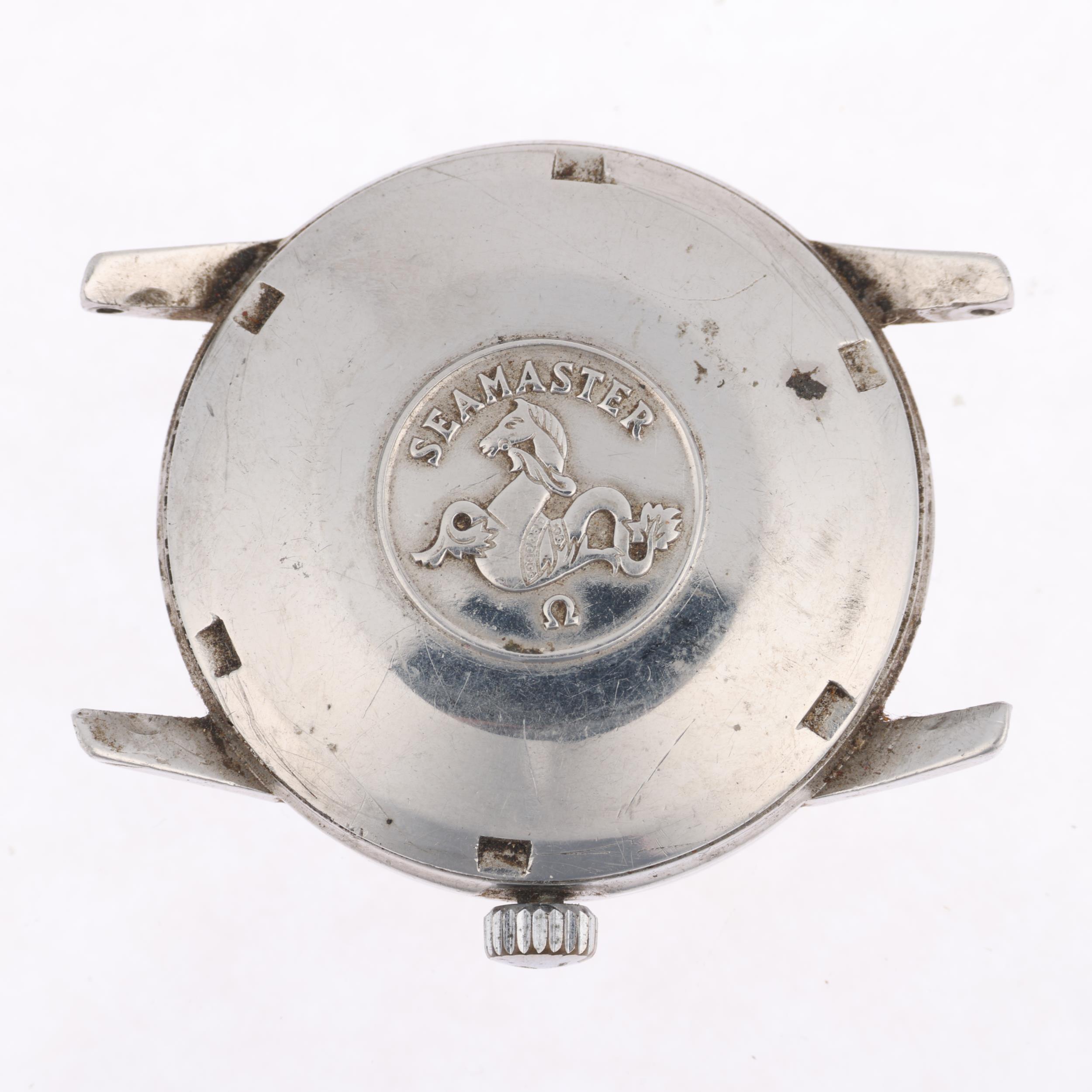 OMEGA - a stainless steel Seamaster automatic wristwatch head, ref. 14762 61 SC, circa 1960, - Bild 2 aus 5