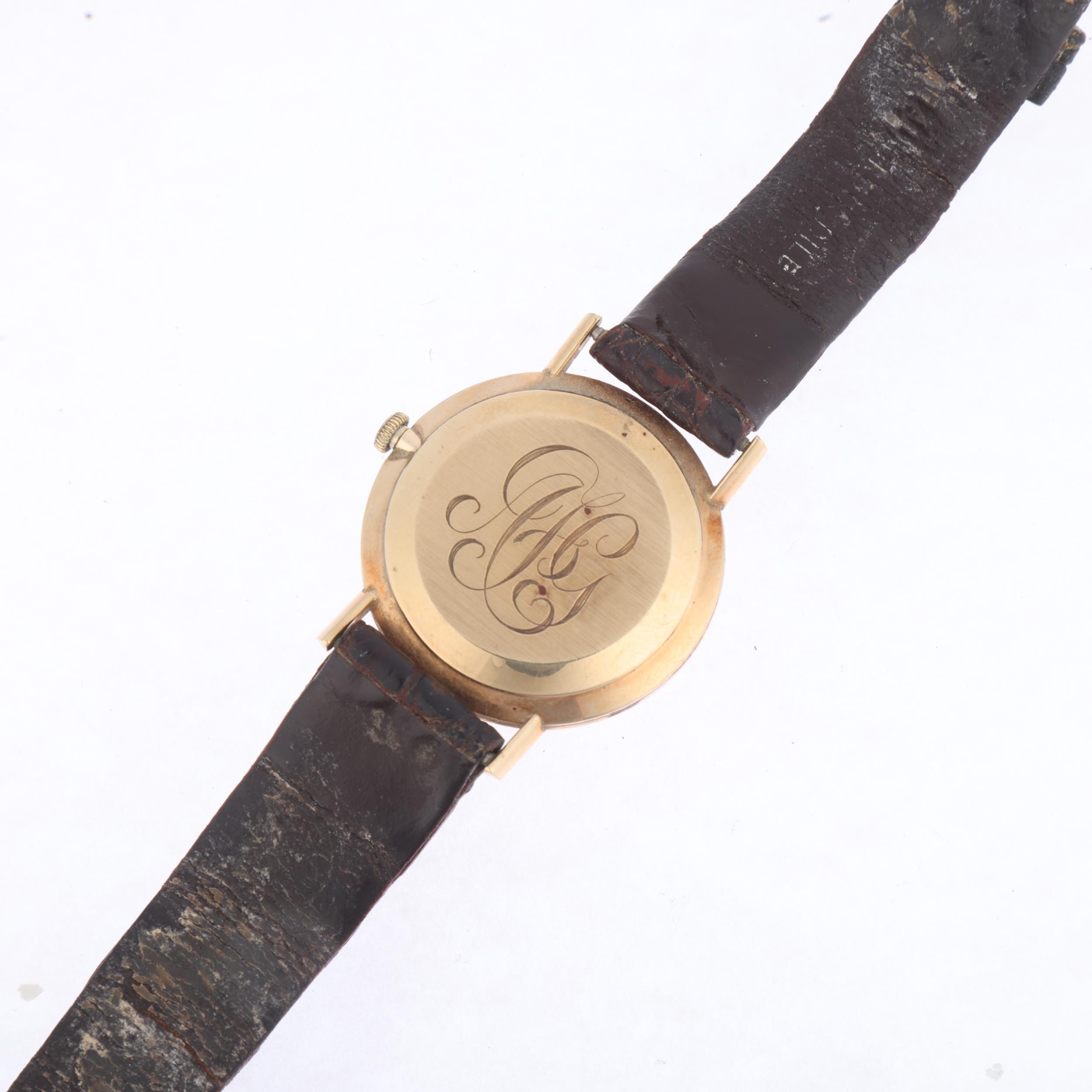 OMEGA -a Vintage 9ct gold Geneve mechanical calendar wristwatch, ref. 132.5017, circa 1972, - Bild 4 aus 5